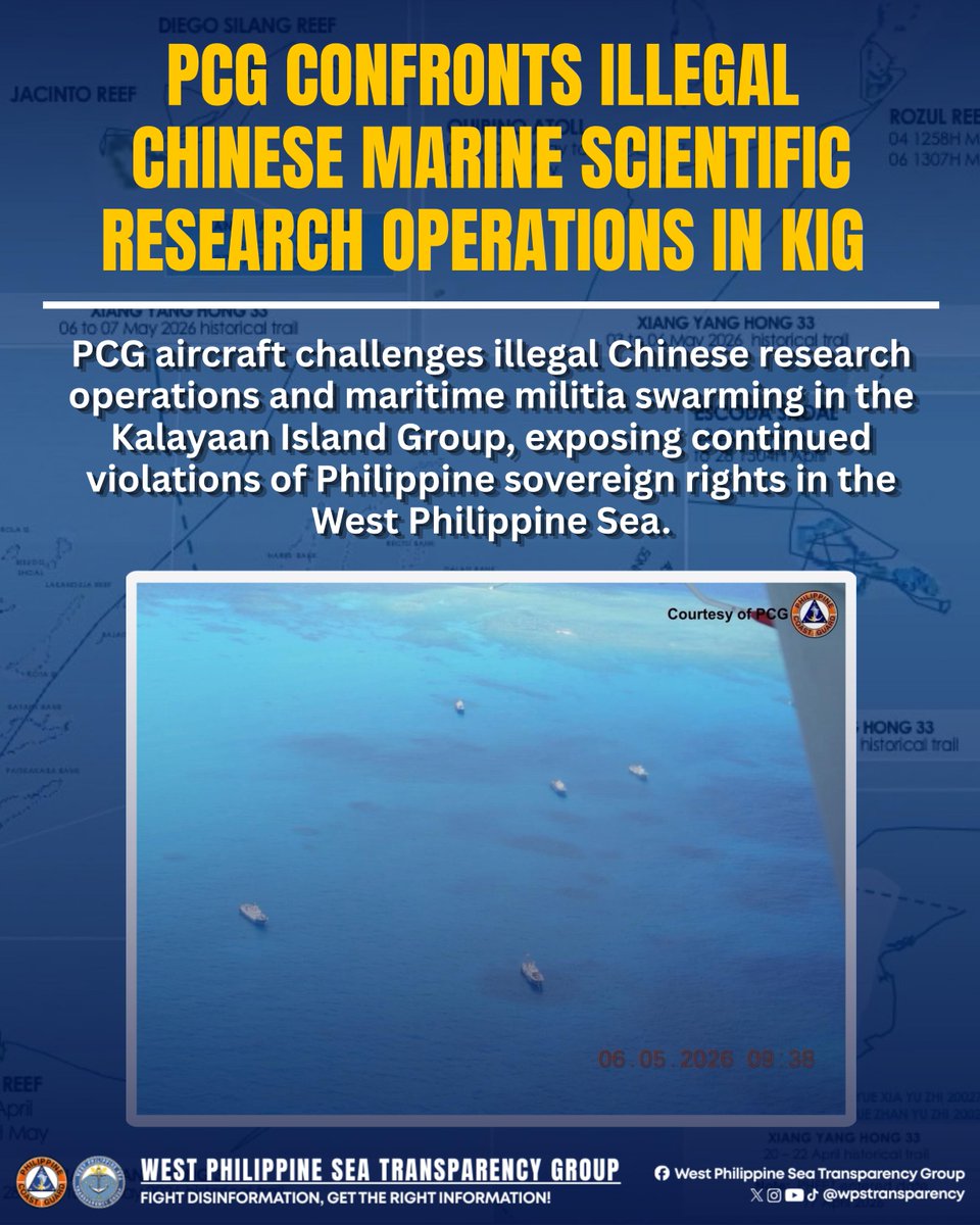 West Philippine Sea Transparency Group tweet media