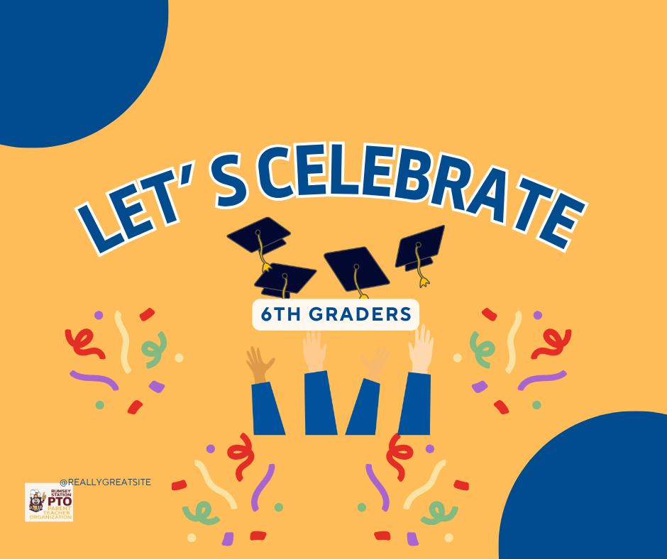 TODAY IS THE DAY!  
The PTO is excited to see the 6th Grade at Smash Park from 2-4pm.