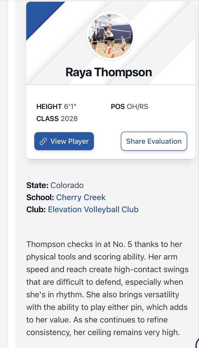 rayathompson4's tweet photo. Thank you @PrepDigCO 
https://t.co/Eb6M5MGOH2 I’m in great company in the state!! #5 is a great start!! 💪🏼📈 https://t.co/JWuxecv7PI