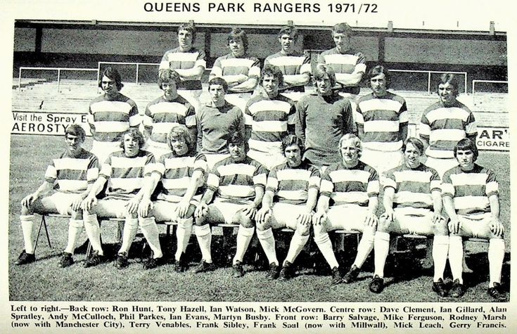 QPRReport's tweet photo. @WillQPR Barry Salvage (RIP) - who actually had his best run at #QPR at the end of @QPR's 1971/1972 season post sale of @RodneyMarsh10. Salvage on one wing. Mike Ferguson (Captain) on the other wing https://t.co/bDxWQXfqmN