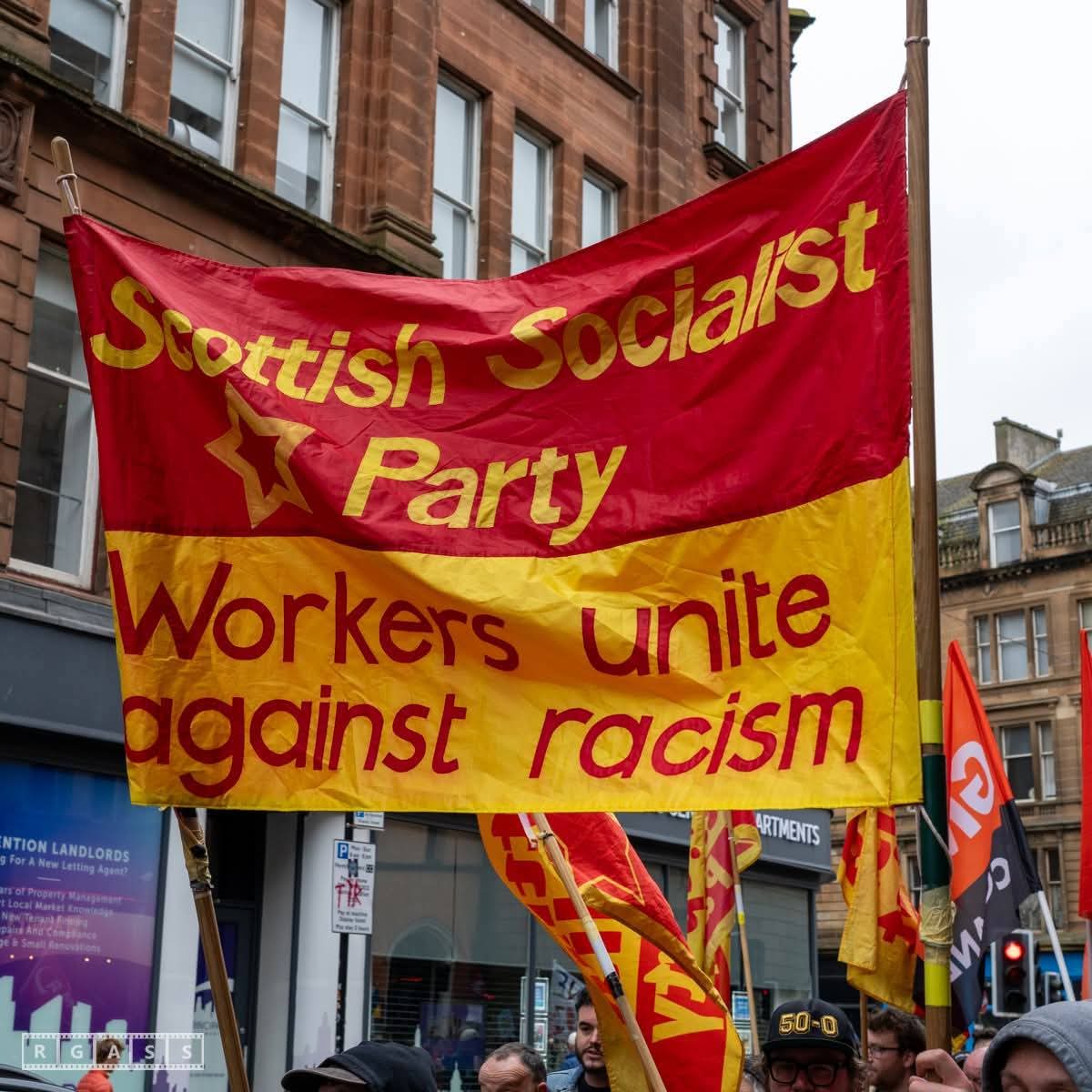The_SSP_'s tweet photo. THE ELECTION IS OVER: THE STRUGGLE CONTINUES 

The SSP have fulfilled our promise to get right back out on the streets following this week's elections to combat cuts, racism, and attacks on workers. 

Join the struggle for an independent socialist Scotland! 

Join the SSP ✊️ 

#Activist #Fight #Class #Campaign #Join