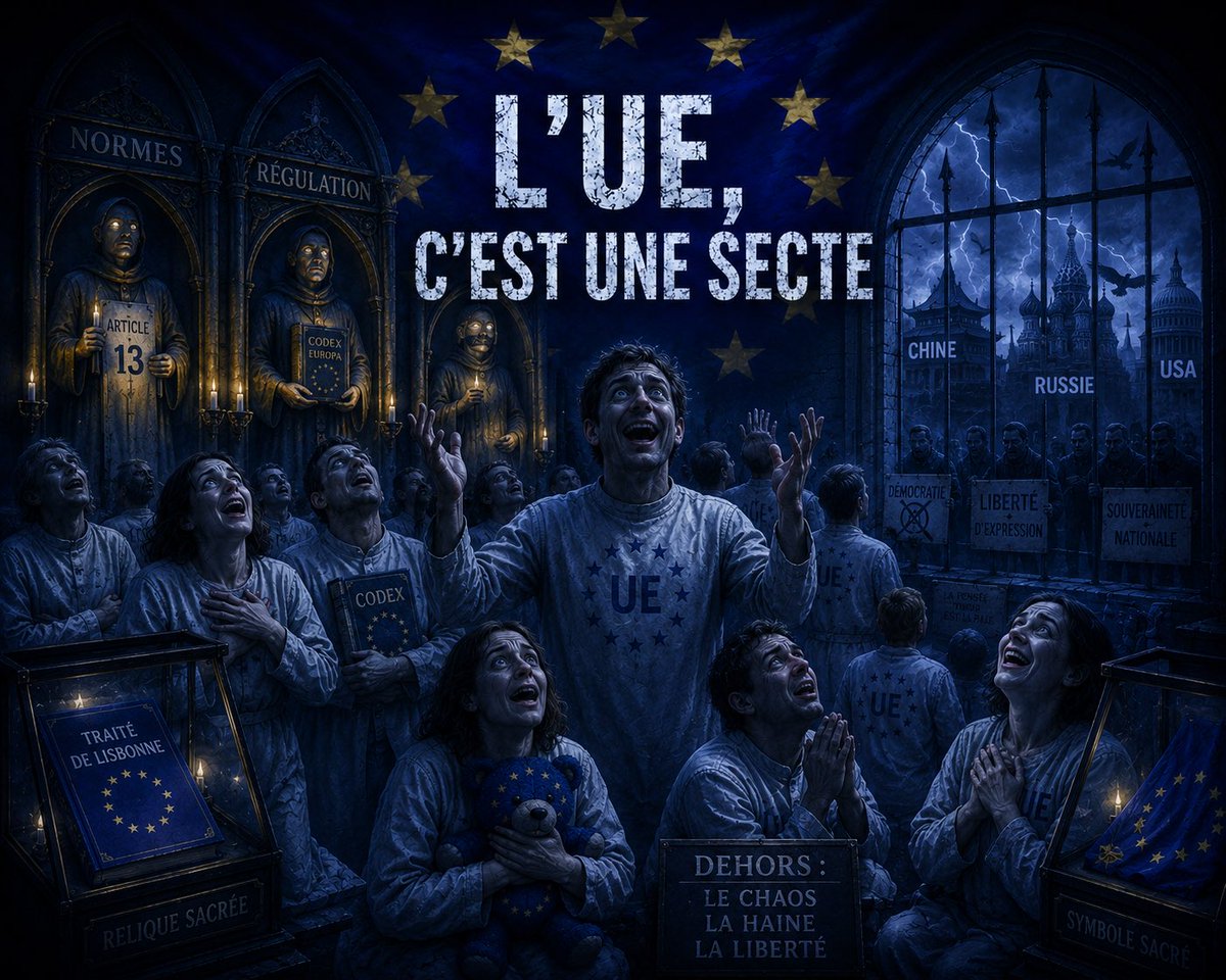 <a href="/afpfr/">Agence France-Presse</a> L’UE, c’est une secte de corrompus.