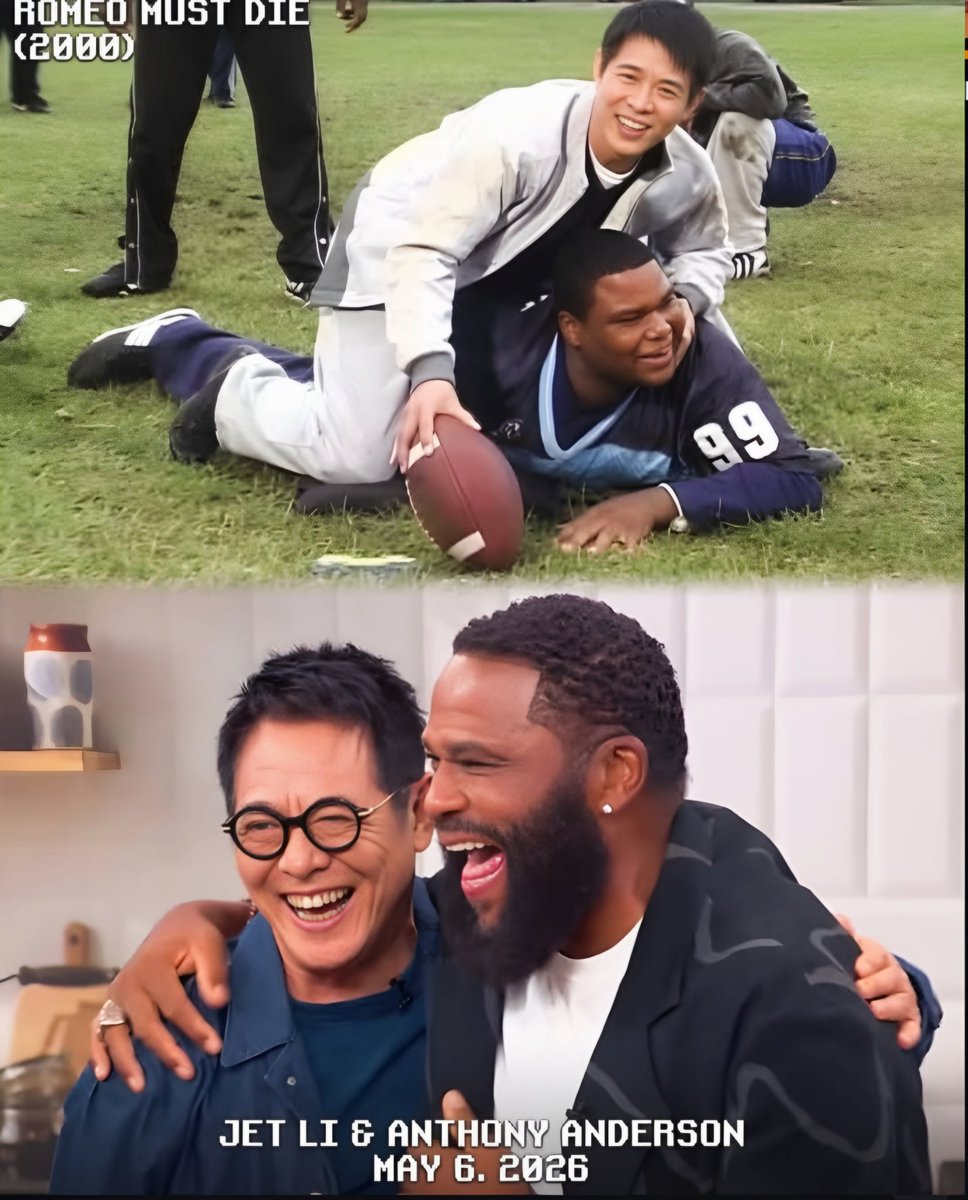 Jet Li &amp; Anthony Anderson, 26 years apart.