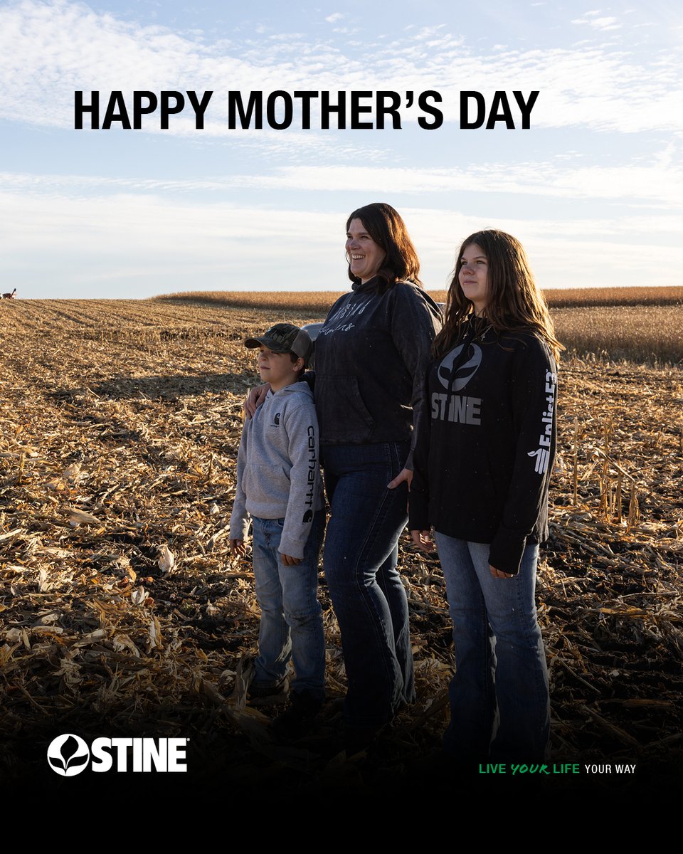 StineSeed's tweet photo. To the moms who do it all on the farm and in the field while raising a family, we appreciate you.

Happy Mother’s Day to the women who shape our lives in the most meaningful ways. https://t.co/rgfOpIUQfK
