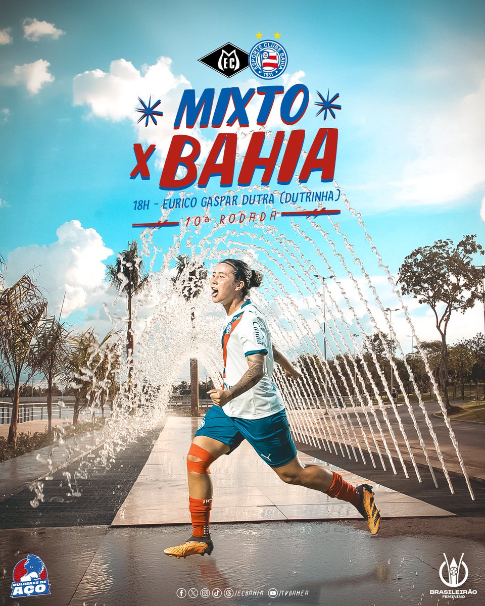 ecbahia's tweet photo. #DiaDeBahia #MulheresDeAço #BBMP
ℹ️ O Parque das Águas é uma das principais atrações de Cuiabá, palco do jogo desta noite 🙋🏽♀️ https://t.co/3kxXsZQFnW