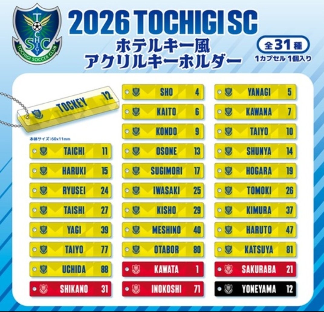 栃木SC グッズ ガチャ 栃木SC ガチャ グッズ 13番、大曽根選手求めてます。 交換買取しても