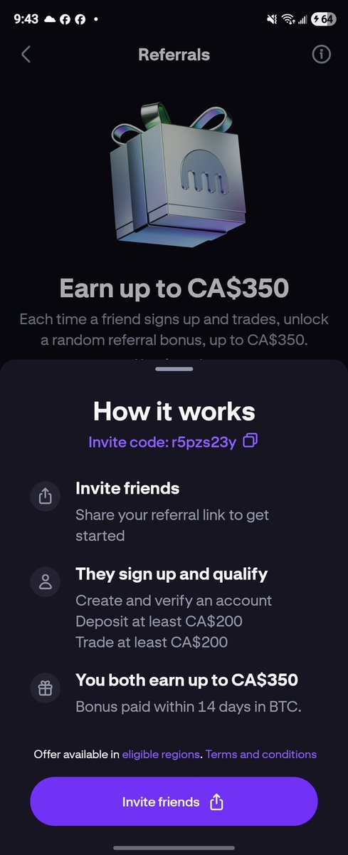 InukCryptoWolf's tweet photo. @moonpay And upto $350 in BTC if you sign up for kracken with my referral code verify, deposit and trade $200, and we both unlock a random bonus. One of the cleanest exchanges out there.
​Use code r5pzs23y or hit the link: https://t.co/t1SbeVNhLN https://t.co/DpZ5VZ3QAk