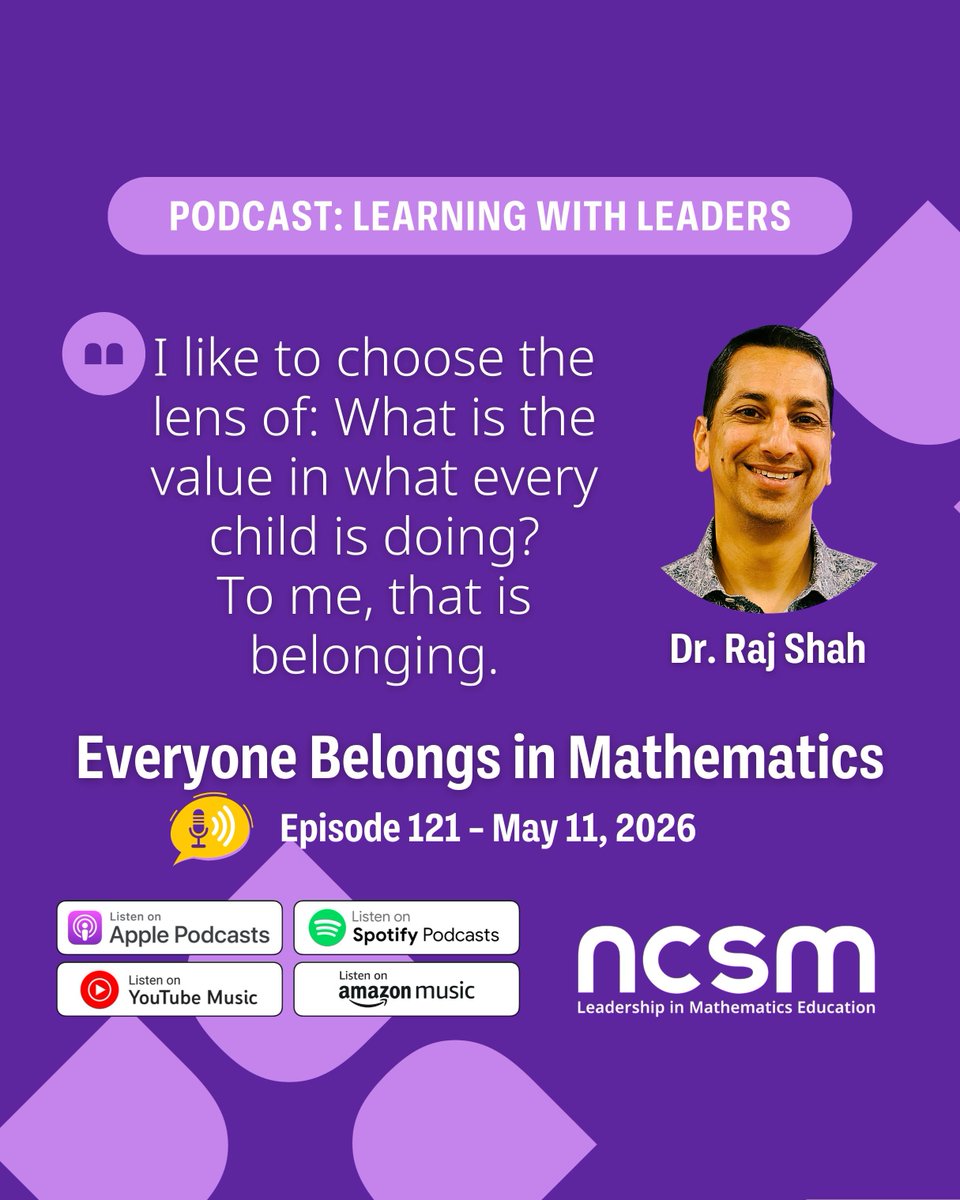 NCSM: Leadership in Mathematics Education tweet media