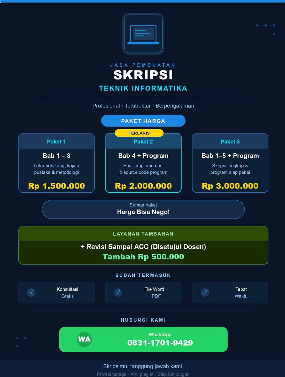 Yuda Joki Coding (24 Jam) tweet media