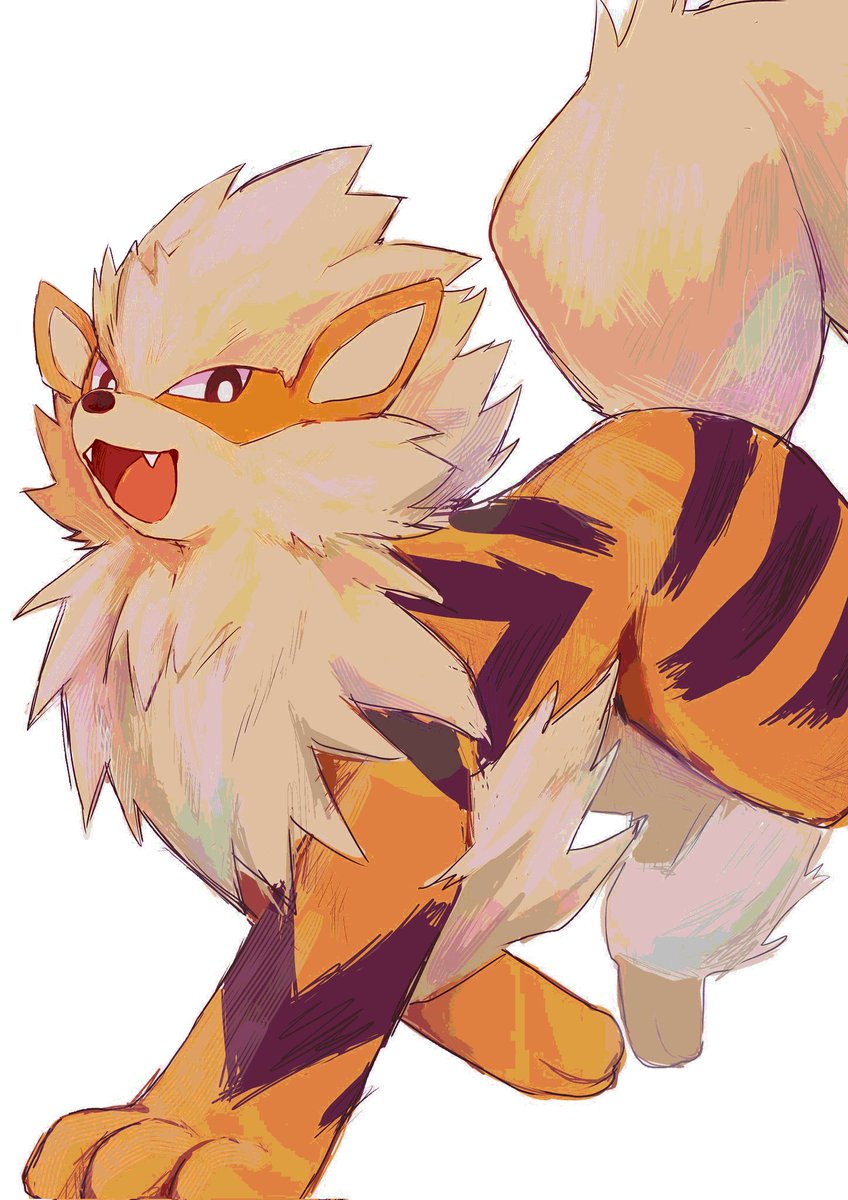 moyasisu_p's tweet photo. 加筆して再掲☀️
 #ウインディの日   #pokemonfanart https://t.co/QjSgCV8KKo