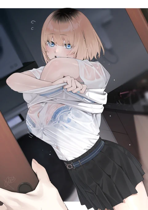 濡れ透けハルちゃん
