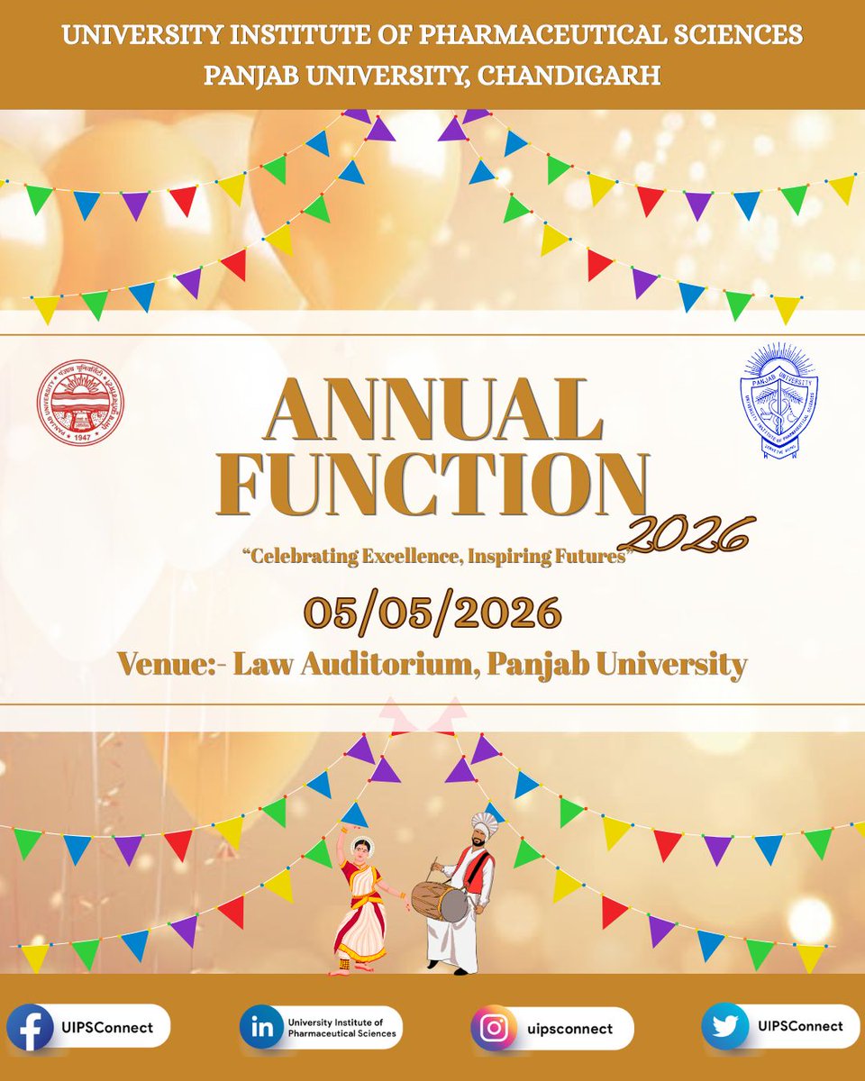 UIPSconnect's tweet photo. #uips #pu #chandigarh #annualfunction #bpharm https://t.co/1Puri0M5Ml