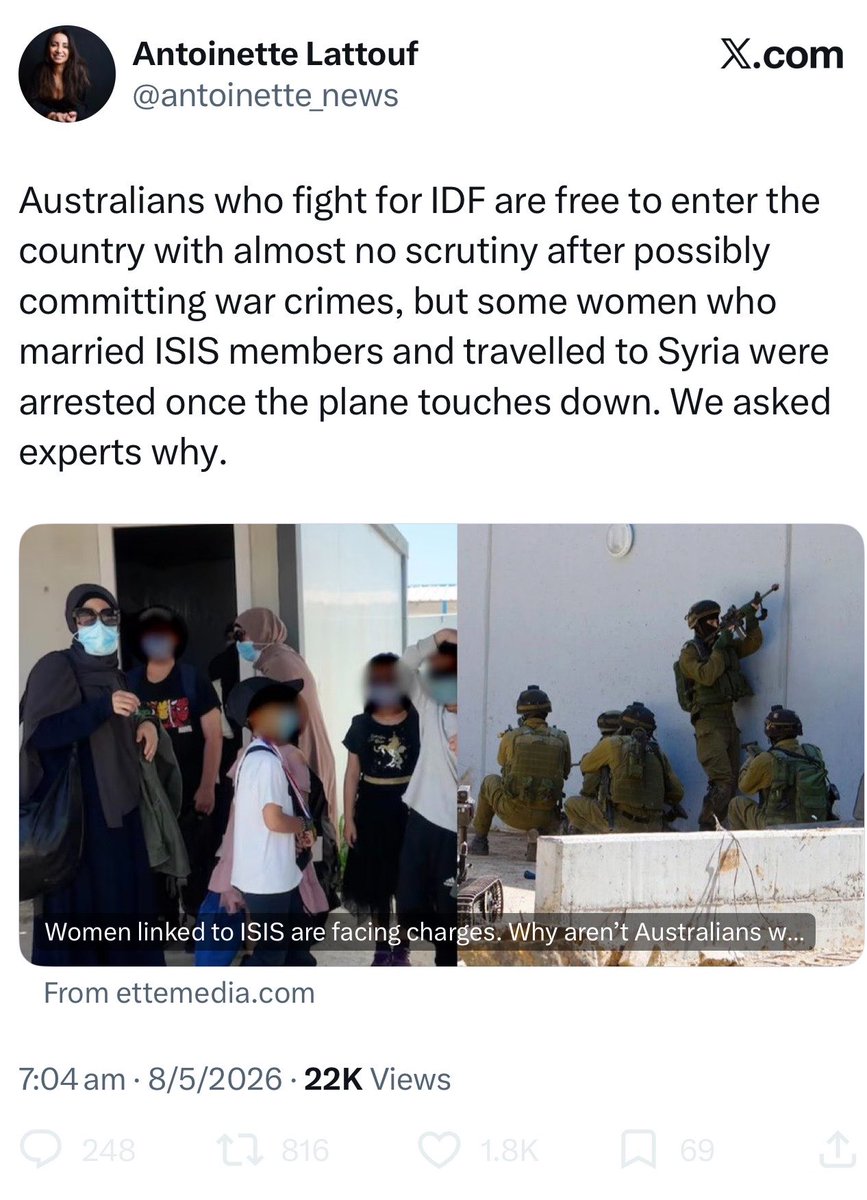 DrewPavlou's tweet photo. “Some women who married ISIS members and travelled to Syria”

They joined ISIS you fucking moron. https://t.co/yQM8myH6oA