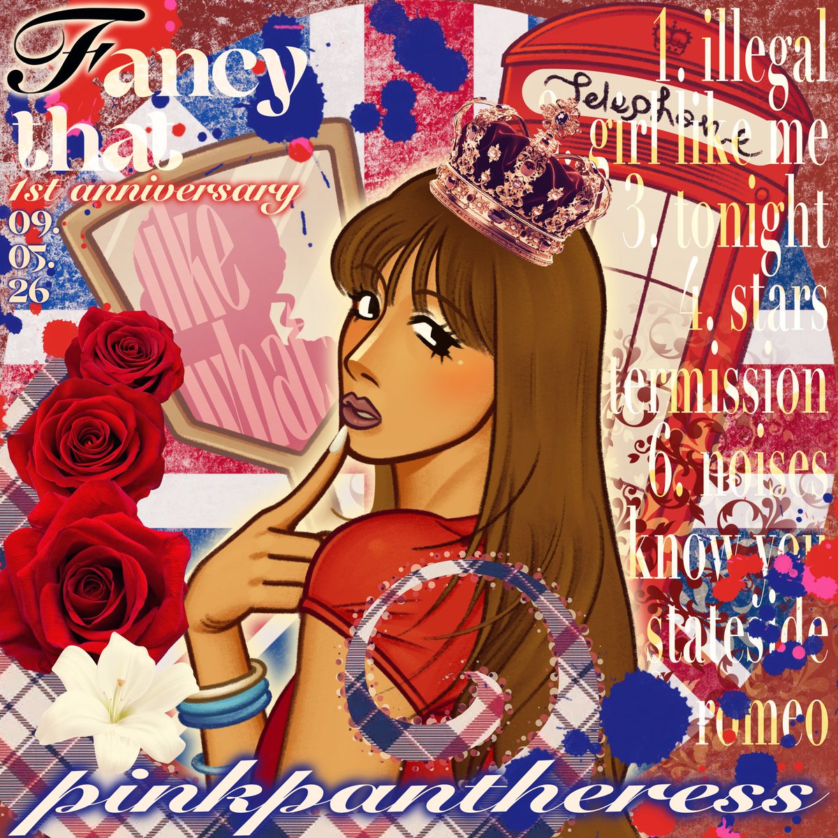 eloisfaiiry's tweet photo. omg it’s been a year already♥️💙♥️ #pinkpantheress #fancythat https://t.co/McRqP8UutZ