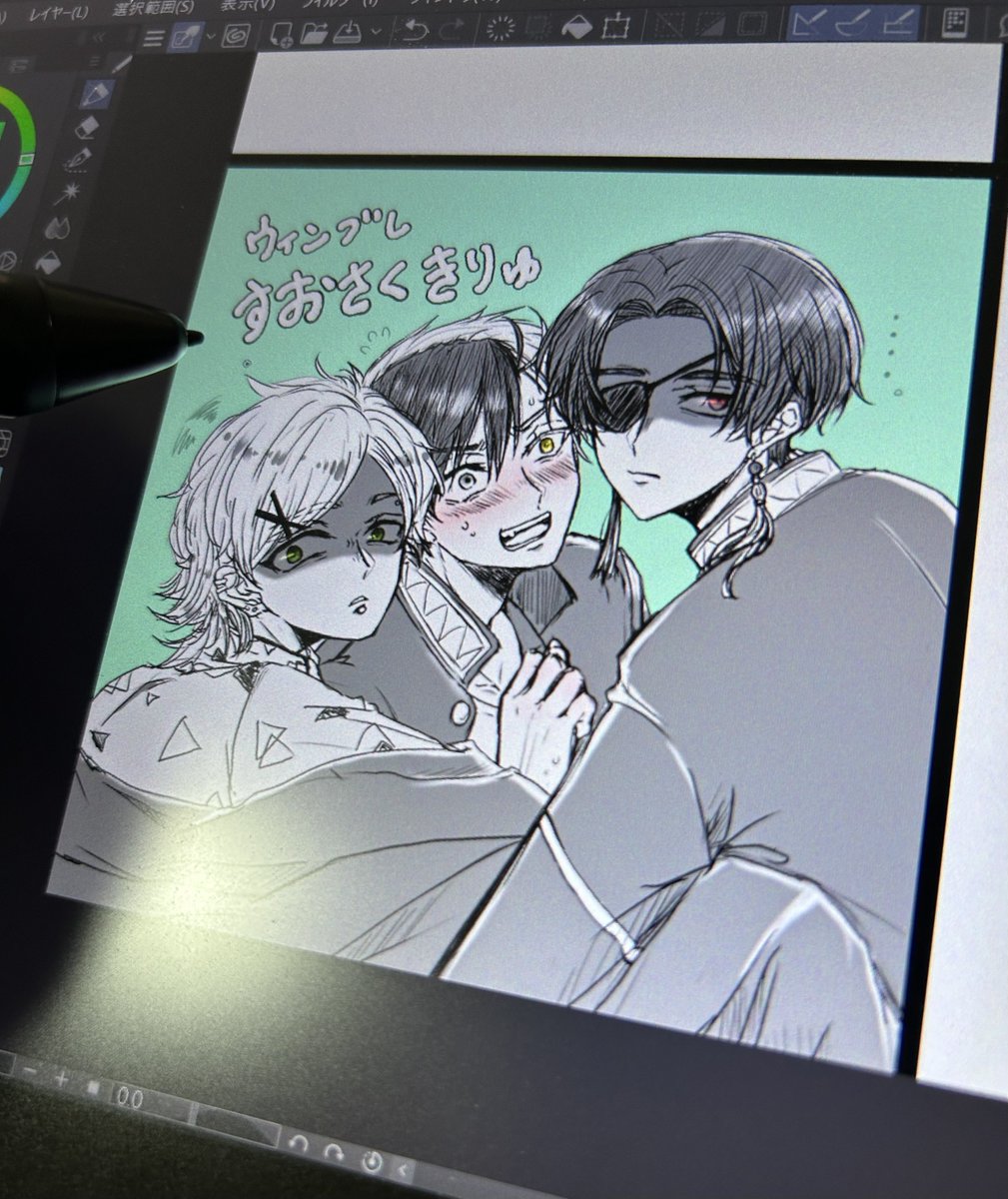 btmtft_11's tweet photo. すんごい久しぶりにお絵描きしてみたわ〜!!まだ描けてよかった(笑)今の推しサンドを諸々描こうかと思って、まずはすおさくきりゅ🫖🌸🌭

このサンドが好きです💕← https://t.co/pRmdyrDNXa