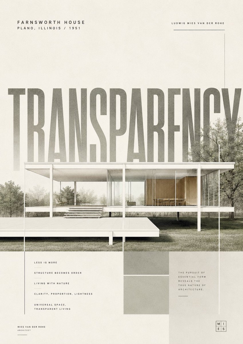 Minimalist Architectural Landmark Poster