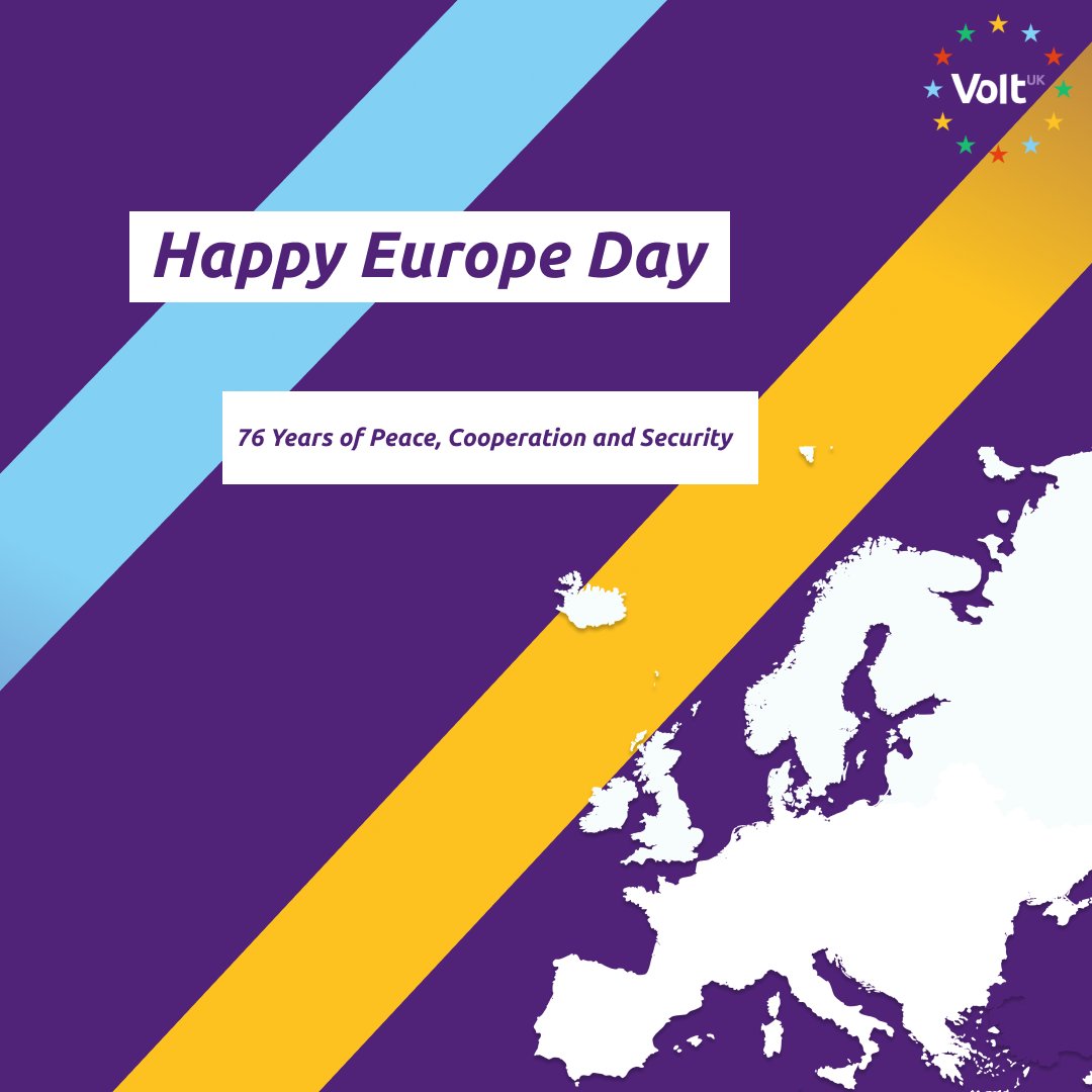 UkVolt's tweet photo. Happy Europe Day 🎉🇪🇺 https://t.co/zu7oDtOQdk