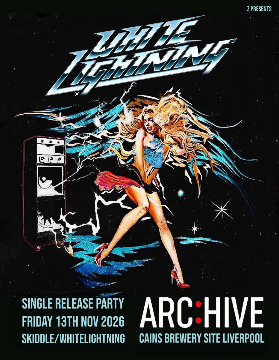 ARCHIVELPOOL's tweet photo. 🚨ANNOUNCEMENT🚨 
Friday 13th November 
#WhiteLightning 
#SingleReleaseParty
Support TBA
TICKETS NOW ON-SALE 
https://t.co/0GZZkyY7ud https://t.co/fzxOgRoKK4