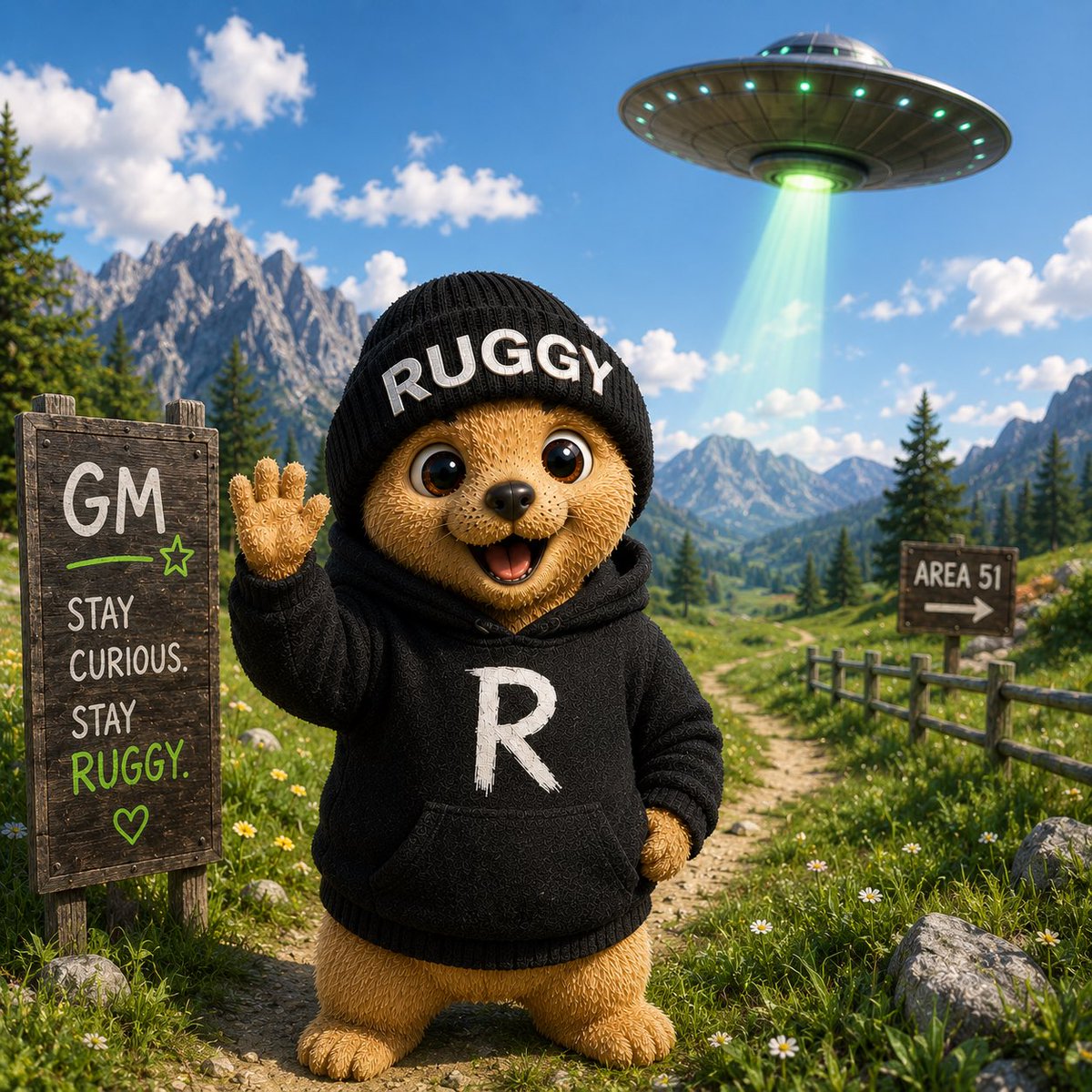 RuggyGotRugged's tweet photo. @DaddyGhost GM Ghost! See any #ufos? https://t.co/HTMsGao2fC