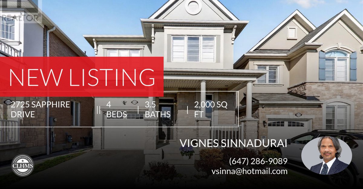 sellwithvignes's tweet photo. 📍 New Listing 📍 Take a look at this fantastic new property that just hit the market located at 2725 Sapphire Drive in Pickering. Reach out here or at (647) 286-9089 for more information

Vignes Sinnadurai https://t.co/0nXVDJIqD4 https://t.co/MWckDwxAkc