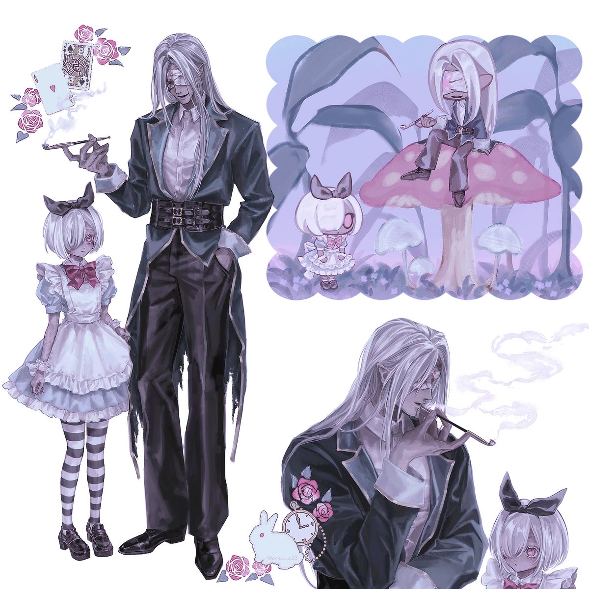 グッズ衣装かわいい🐇🤍ྀི
#文字化化_art
#Homicipher