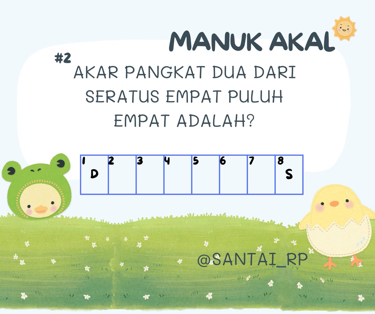 MAIN SANTAI tweet media
