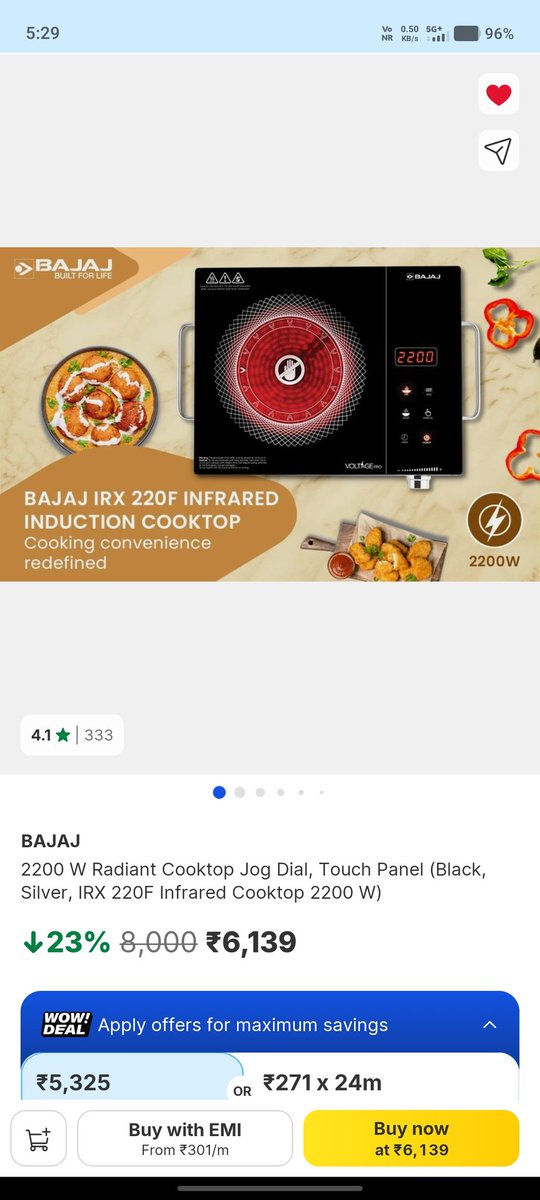 Naman_Singh_15's tweet photo. Last Saturday, I ordered a Bajaj 2200W Induction Cooktop from Flipkart. The order was marked as Open Box Delivery, and today when the delivery partner opened the parcel, I was stunned to see a COMPLETELY DIFFERENT product inside.
#Fraud #WrongProduct #CustomerRights #Ekart https://t.co/OdJiObPWgo