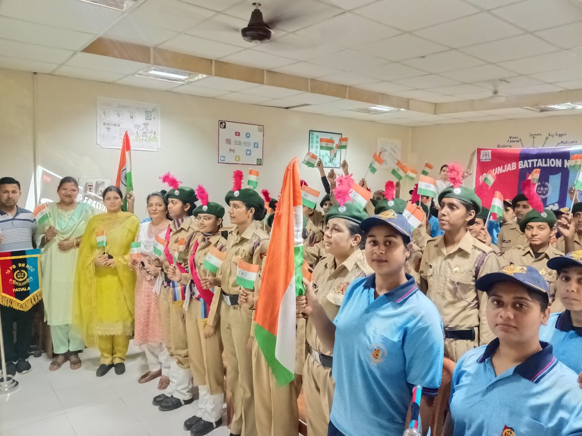 10PB_BN_NCC's tweet photo. Cdts of 10 PB BN NCC Patiala observed the anniversary of Operation Sindoor Various institutes organised Poster Making activities, documentary screenings and inspiring Nukad Natak performances by cadets to honour the spirit of courage, sacrifice and nationalism.
#OperationSindoor https://t.co/6BJyVIfCqR