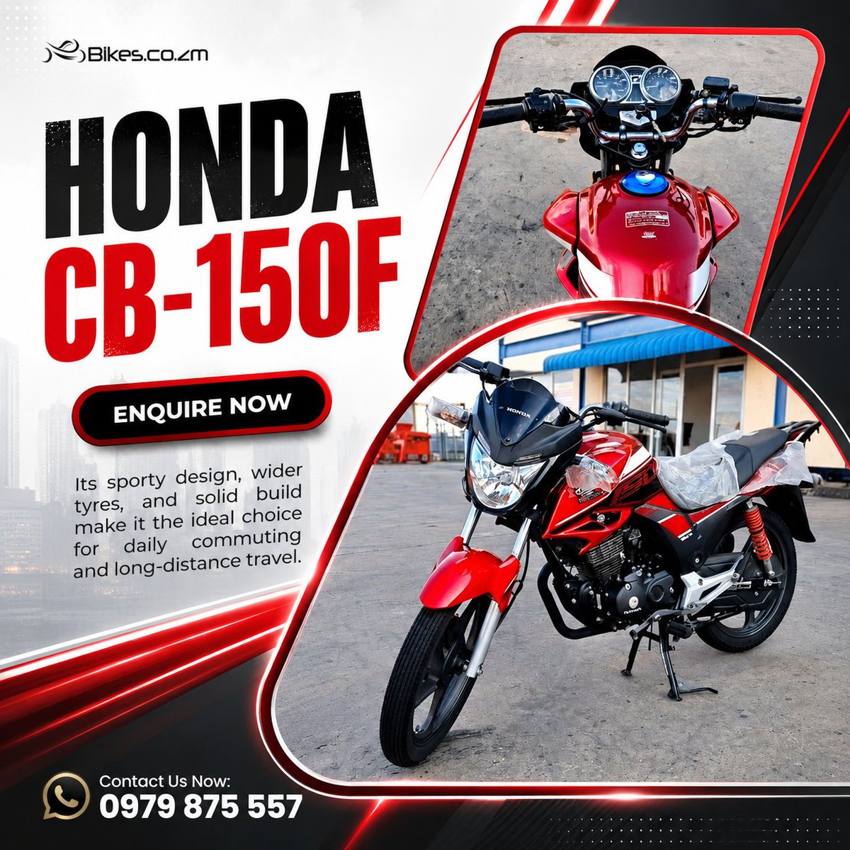 MotorbikesAF's tweet photo. Honda CB-150F Motorbike — Strength, Comfort &amp; Superior Road Presence!

𝐒𝐞𝐧𝐝 𝐘𝐨𝐮𝐫 𝐎𝐫𝐝𝐞𝐫 𝐍𝐨𝐰:
WhatsApp: https://t.co/kRRenmAYEw
Website: https://t.co/hWuLAYNUNq

#hondaafrica #HondaKenya #HondaNigeria #naijabikers #kenyabikers #eastafricabikes #hondacb150f #CB150f https://t.co/y8iEJZLLqx