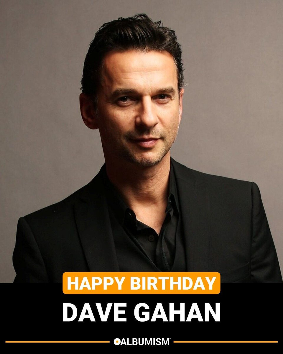 Albumism's tweet photo. Happy Birthday Dave Gahan! Explore the Depeche Mode co-founder's musical legacy (including audio &amp; video highlights) here: https://t.co/QUZrlCQzNs https://t.co/c3z1dRY5FL