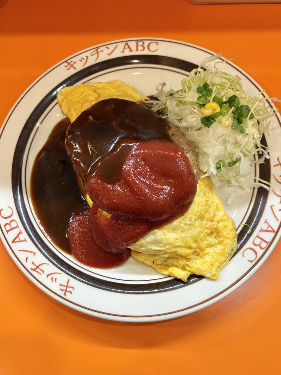 key_pod803's tweet photo. 久々に池袋のキッチンABCへ🍽️
ボリューム満点で変わらず美味しかったぁ💯😋 https://t.co/yQTHMYA799