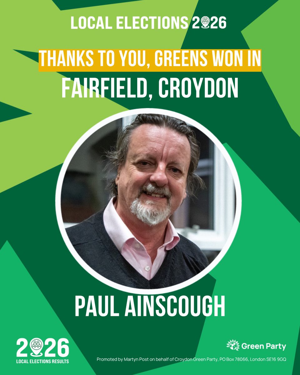 Croydon Green Party tweet media