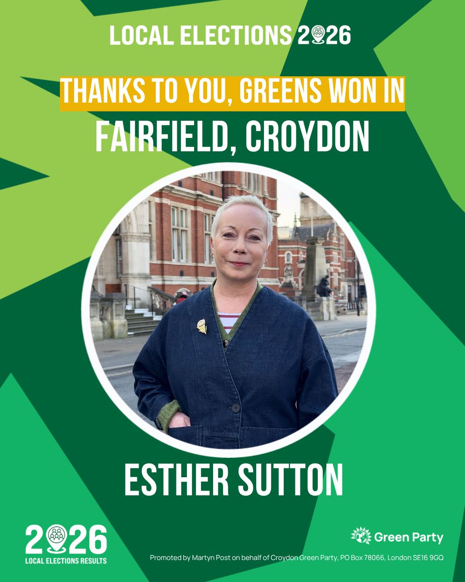Croydon Green Party tweet media