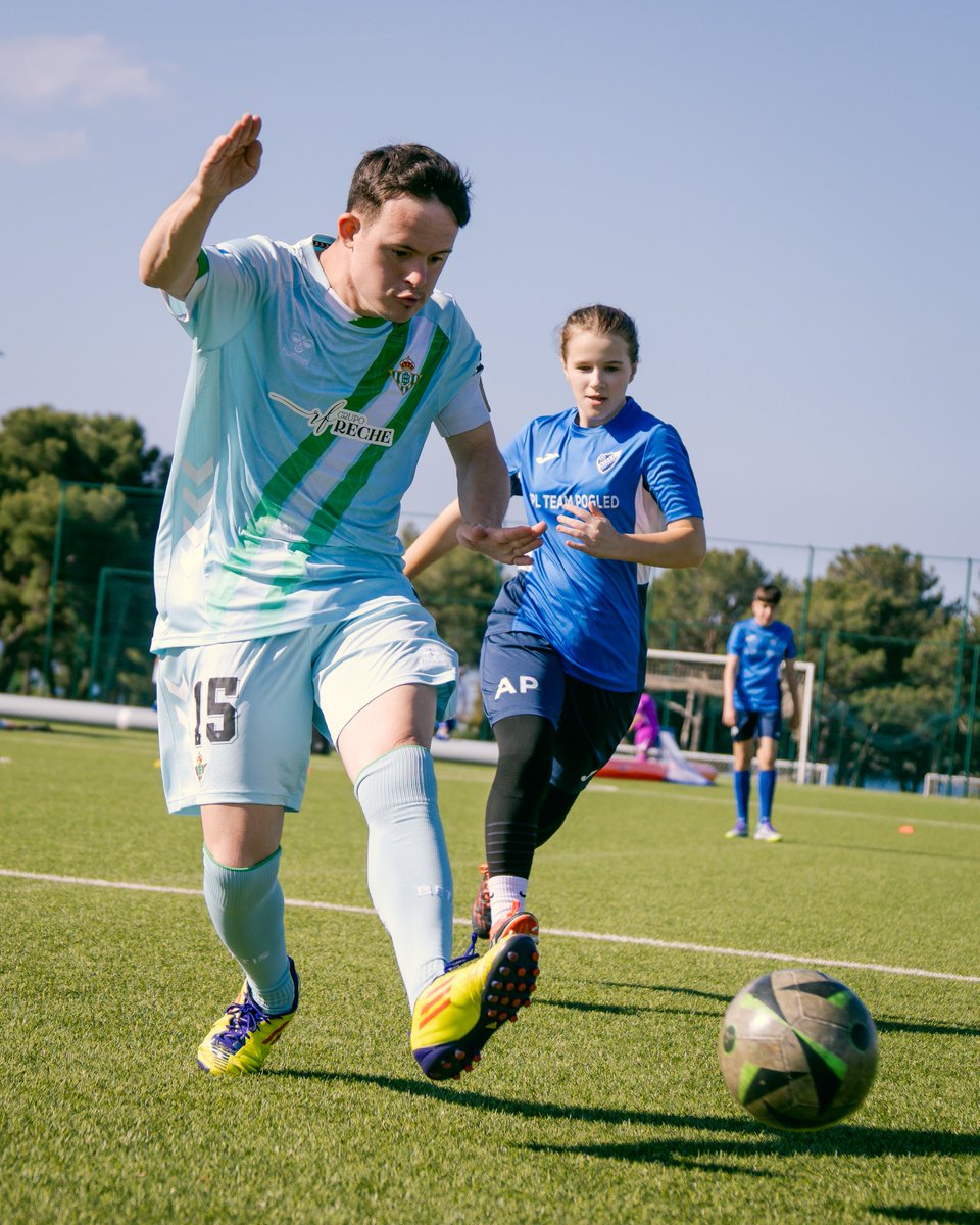RBetisFundacion's tweet photo. Seguimos sumando recuerdos en Croacia 🇭🇷

El #BetisGenuine vive su último día en la Special Power League, cerrando una experiencia inolvidable llena de fútbol, convivencia y beticismo lejos de casa 💚 https://t.co/E580MAuQJ8