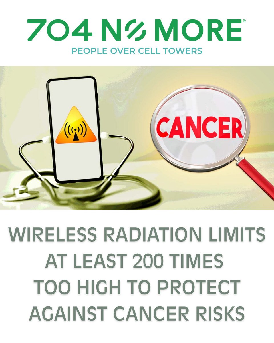 704nomore's tweet photo. 🚨 NEW EMR STUDY: Wireless radiation safety limits may be HUNDREDS of times too high.

The study found that current limits could be:
⚠️ 200x too high to protect against cancer.
⚠️ 8–24x too high to protect male reproductive health.

Even regulators admit current standards are based on outdated studies focused only on heating effects — not long-term, real-world exposure.

Read the full Defender article at the link in the comments ↓
