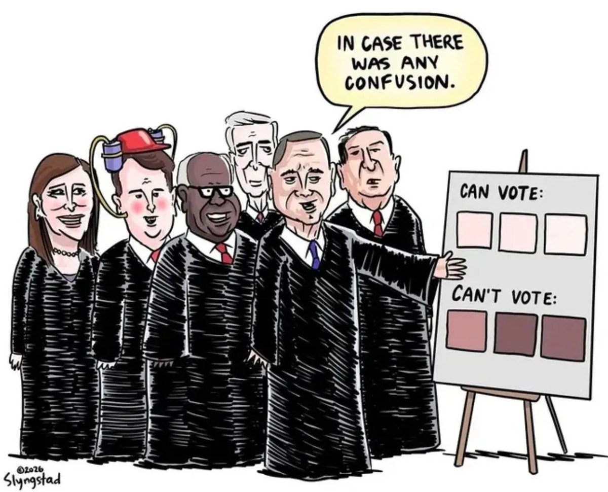 Let's be honest about what the pro-Jim Crow Roberts Supreme Court is doing.