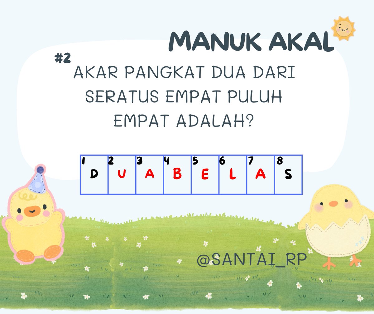 MAIN SANTAI tweet media