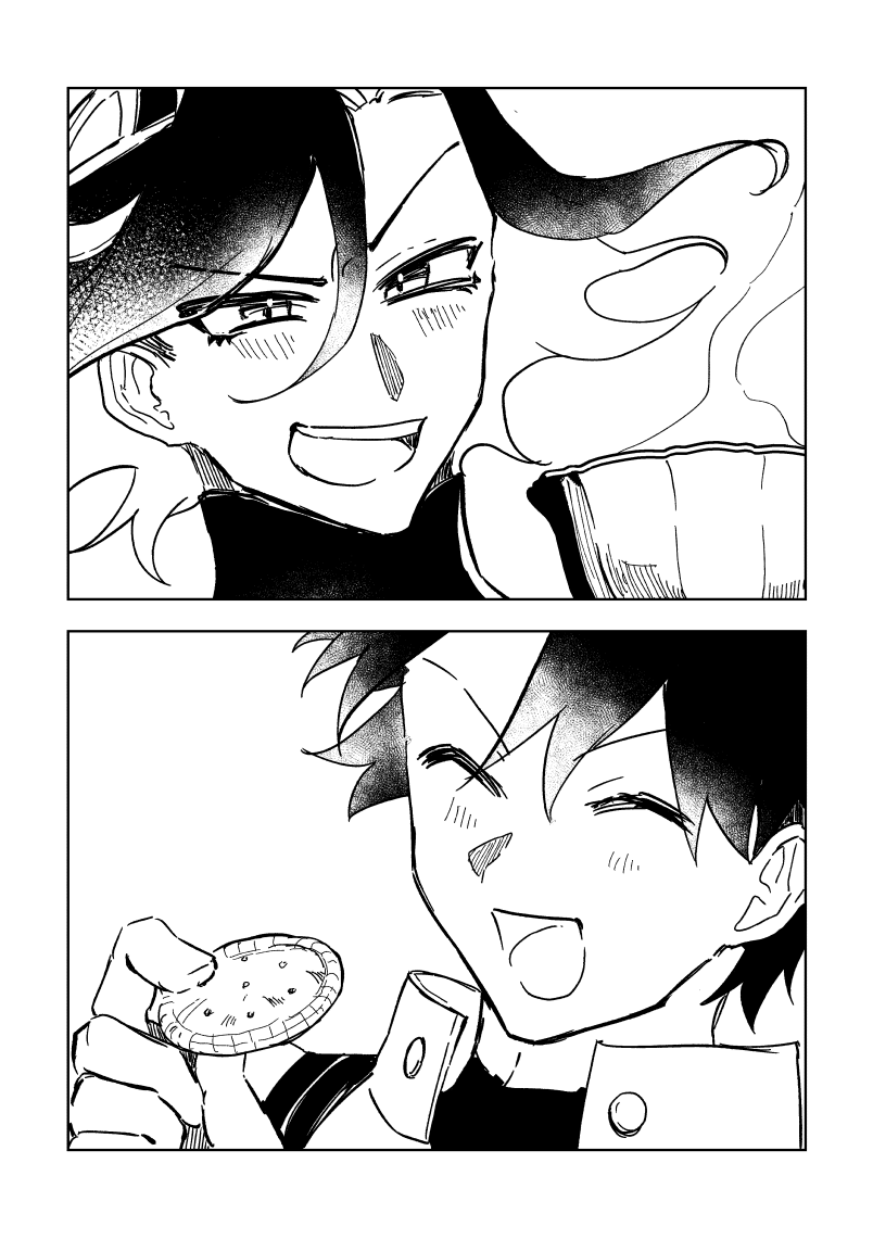 リチャードとジョンと藤丸の漫画 