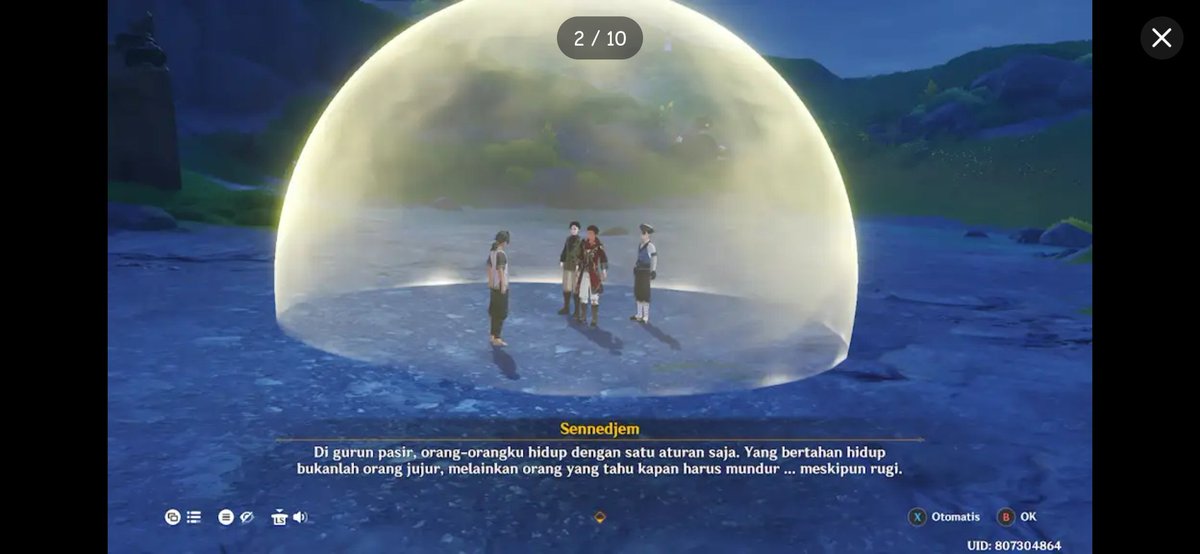 MooneChanCh's tweet photo. Ngga nyangka, quest di event ini bagus maknanya Lebih bagus dari pada story quest Durian itu https://t.co/AkHxpbvAxJ
