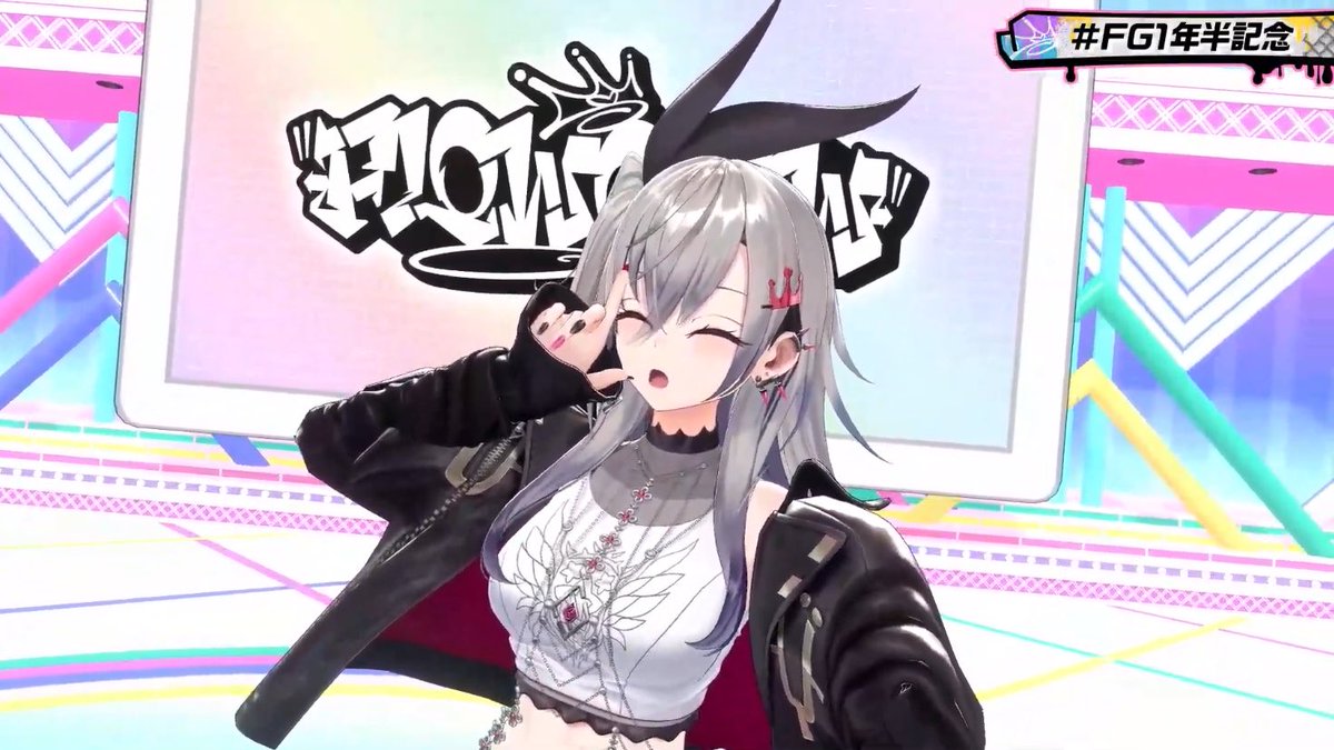 リオナちゃんFG公式配信お疲れ様でした🎤👑 1年半おめでとうございます