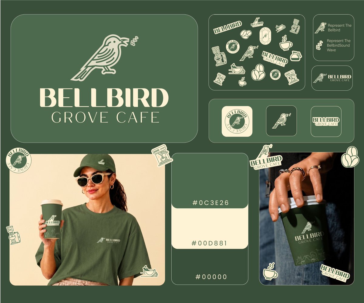 exo_infusio's tweet photo. Crafting a Timeless Identity for Bellbird Grove Cafe ☕🌿

#CafeBranding #BrandIdentity #LogoDesign #CafeLogo #VisualIdentity #BrandDesigner #ModernLogo #PackagingDesign #BrandingDesign #CoffeeBranding #CafeDesign #MinimalLogo #LuxuryBranding #GraphicDesigner #LogoInspiration https://t.co/LyyWPAhiW8