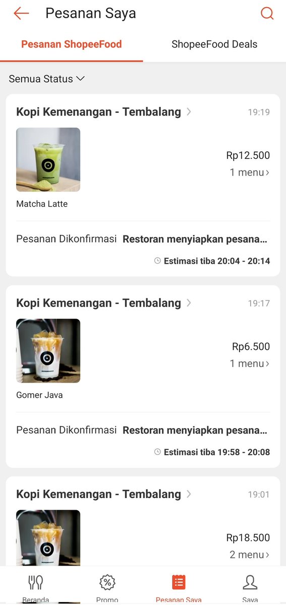 urgencyyyy's tweet photo. Momen ketika abis war voucher shopeefood dan 3 dari 5 voucher berhasil didapetin, tapi malah bingung mau pesen apa: https://t.co/BNVfZVtwjC
