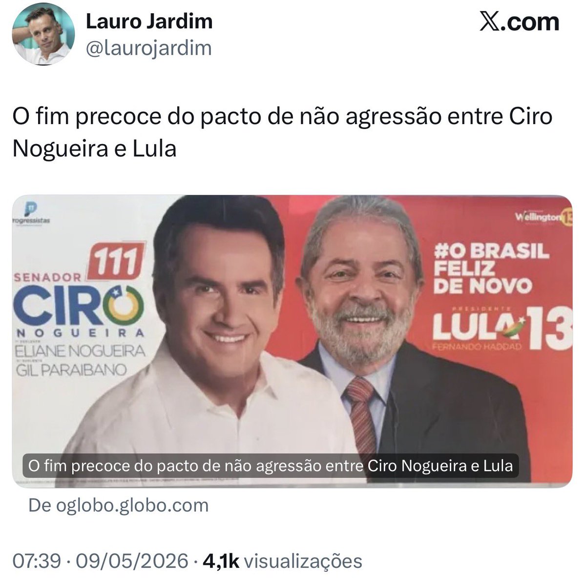 Isso aqui tá pau a pau com o PowerPoint da GloboNews. 🗑️