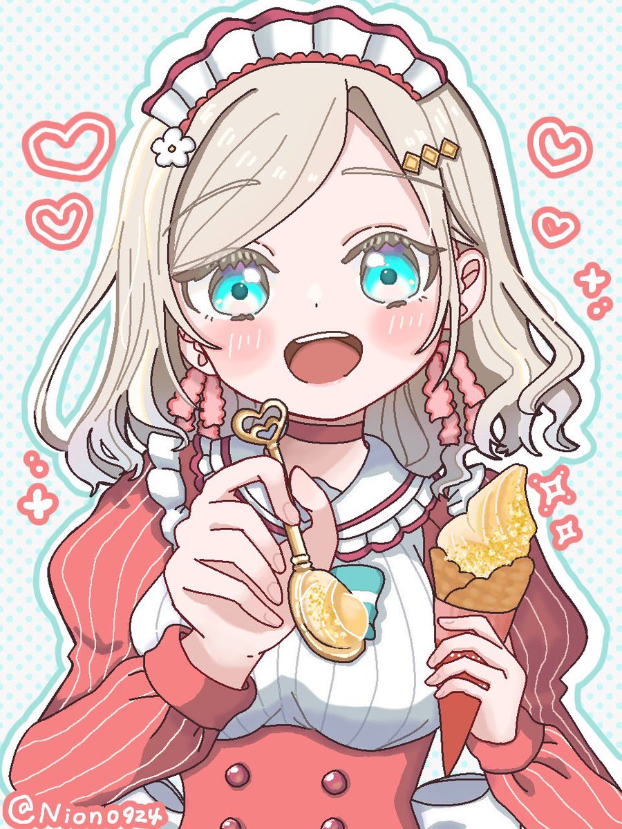#アイスクリームの日🍨
烏骨鶏ソフトクリームよりも あなた♡
