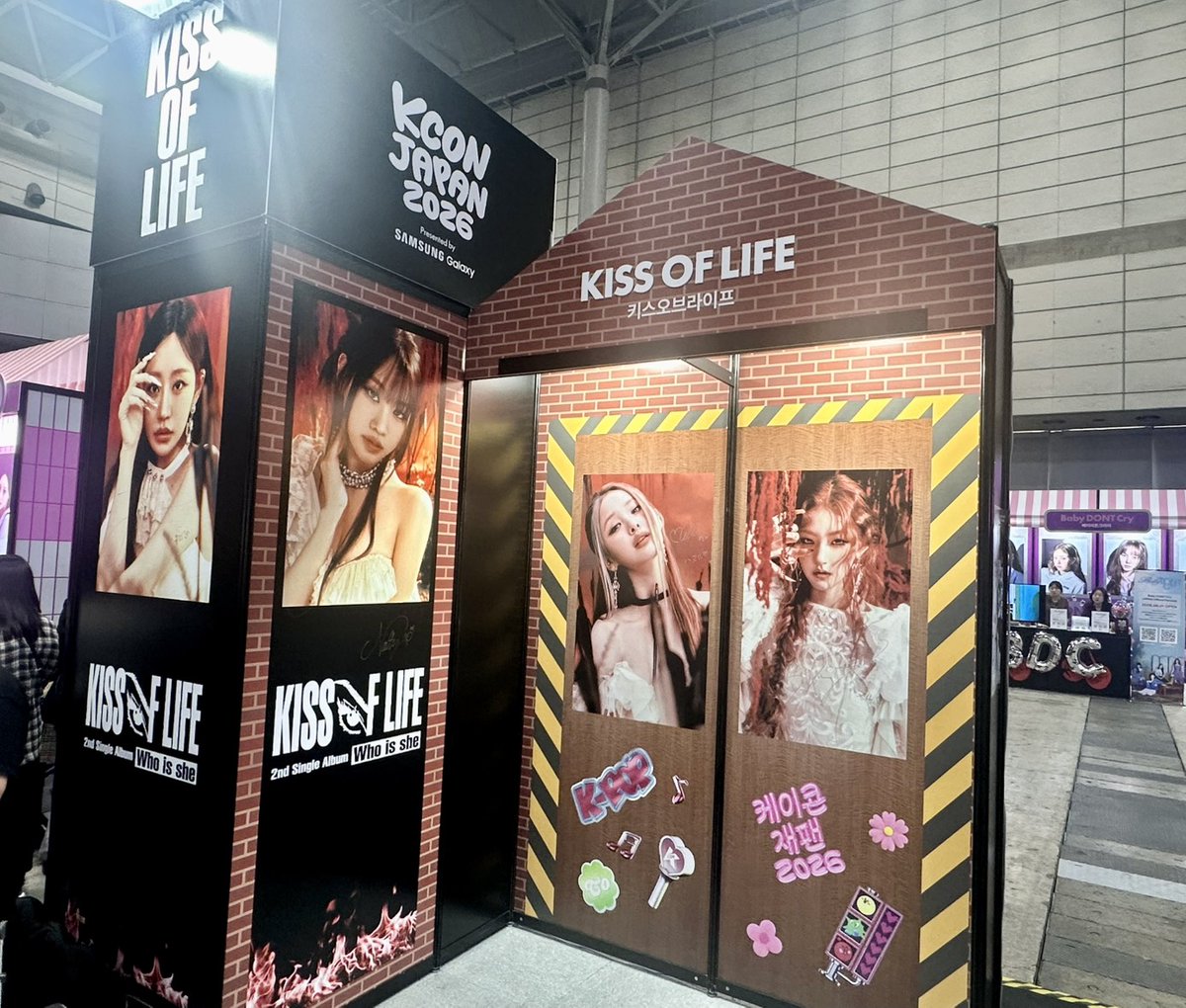 KCONJAPAN2026 KISS OF LIFE ブースは本日18時まで開催中✨ メンバー