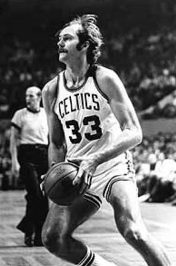 Celtics #33 Steve Kuberski was the last Boston Celtics player to wear the number 33 jersey before Larry Bird. A forward, Kuberski wore #33 during his second stint with the team from 1975–1977, and he won two NBA titles with the Celtics in 1974 and 1976. (Wiki)