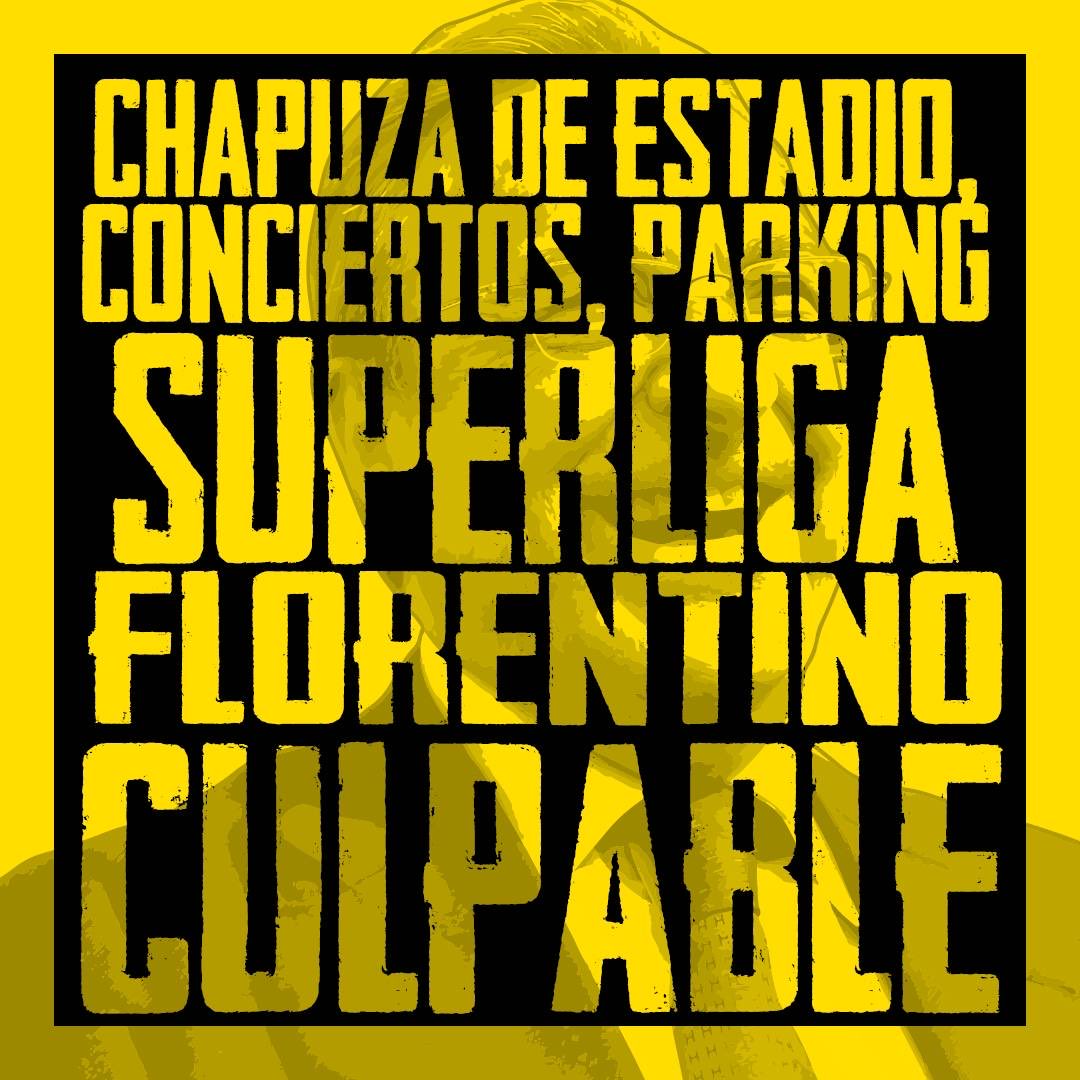 Sobran razones.....
#FlorentinoDimisión