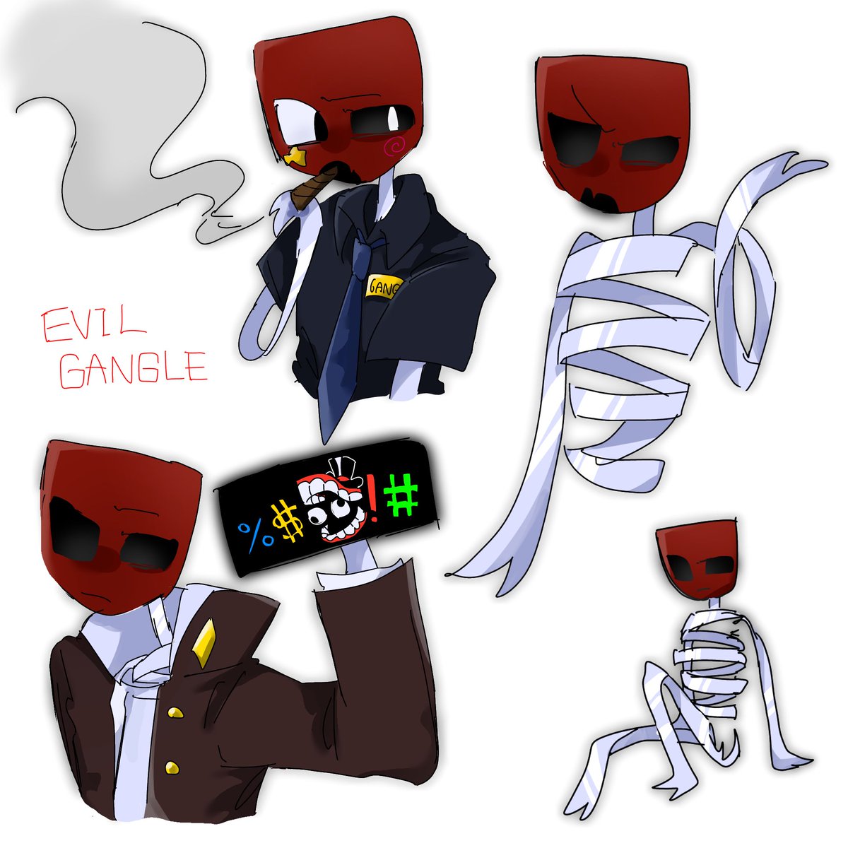 y73rqh9FMl62588's tweet photo. Evil Gangle!
#TADC
#Gangle
#EVILGANGLE
(二次創作です) https://t.co/zXip6ysMDr
