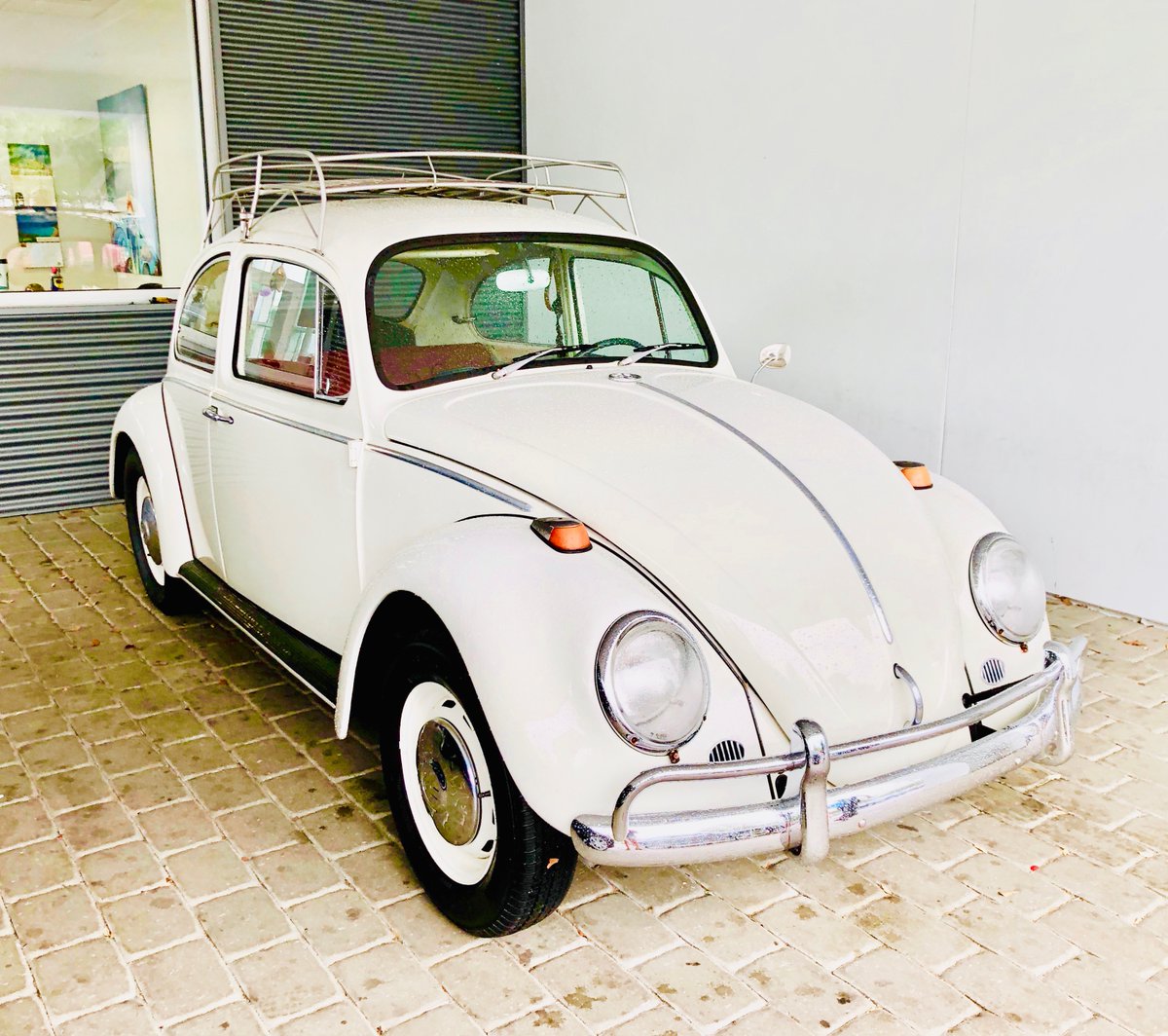 💛🚗 Saying goodbye to this stunning 1966 VW Bug is bittersweet—but we couldn’t be happier for its new owners! Want your own classic? Explore our Bug collection at VWStAug.com. 🐞✨