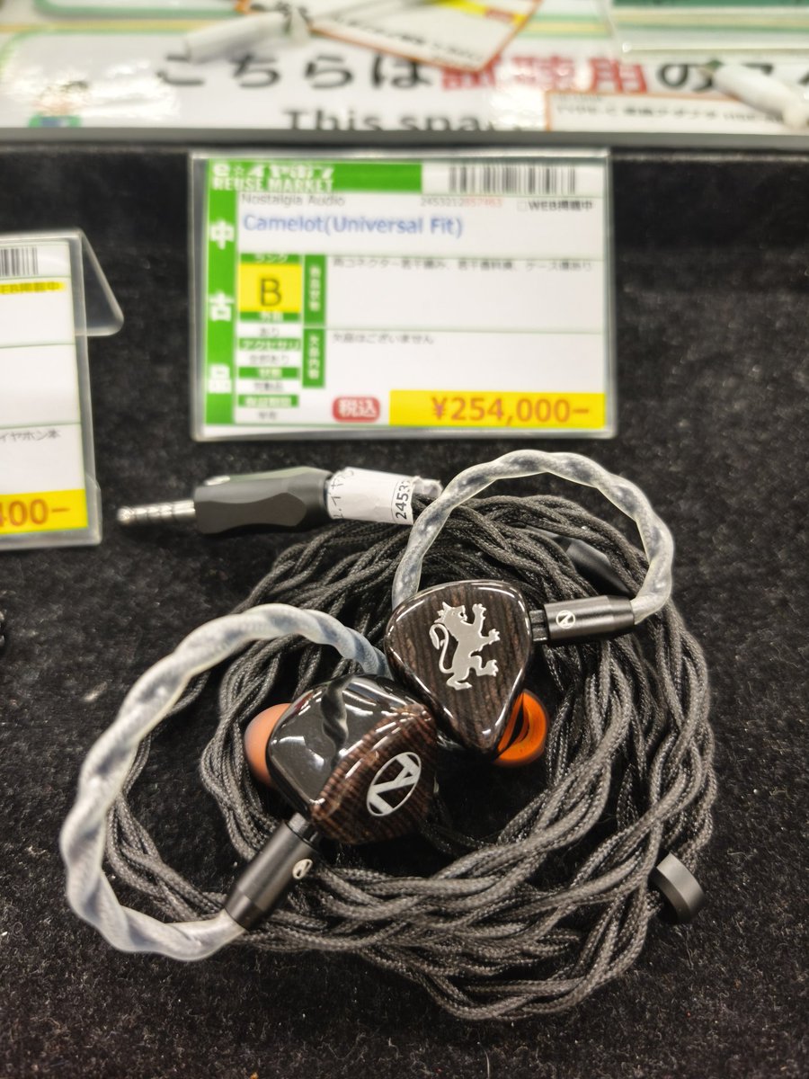 Nostalgia Audio Camelot ユニバーサルモデル 試聴二つ目… Nostalgia Audio Camelot レビューの感想が近いとれふる